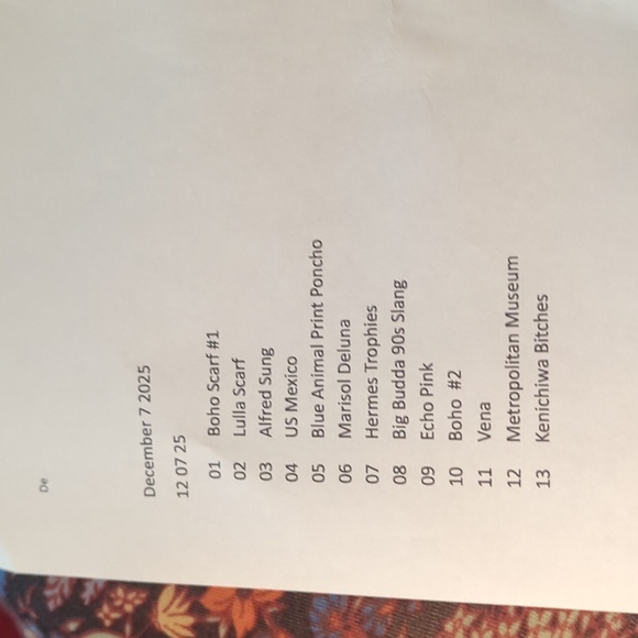 The Metropolitan Museum of Art 100% Mulberry Silk Vintage Scarf - Picture 12 of 12